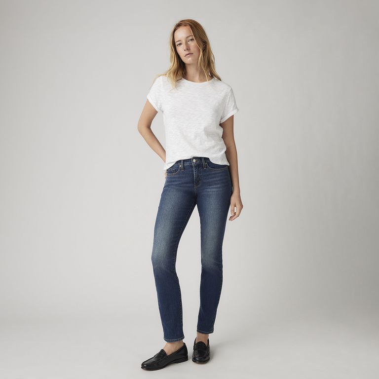 Jean 314 Shaping Straight Mid Rise Mujer