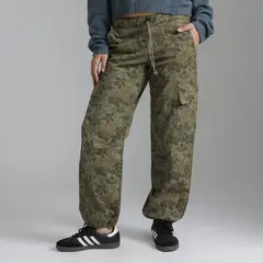 DOO AUSTRALIA - Pantalón Cargo Tiro Medio Mujer