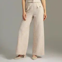 APOLOGY - Pantalón Straight Tiro Alto Mujer