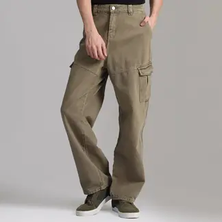 BEARCLIFF - Jean Baggy Cargo Hombre