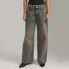 DENIMLAB - Jean Baggy Tiro Alto Mujer
