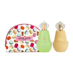 JEANNE ARTHES - Pack French Way of Life Macaron Amande + Chou A La Creme Edp 100 ml + neceser