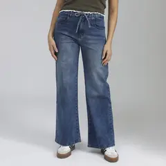 DOO AUSTRALIA - Jean Wide Leg Tiro Medio Mujer
