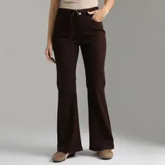 SYBILLA - Jean Flare Tiro Medio Mujer