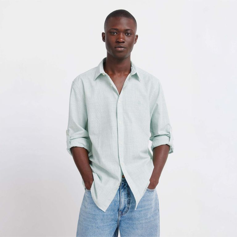 Camisa 100% Algodón Hombre