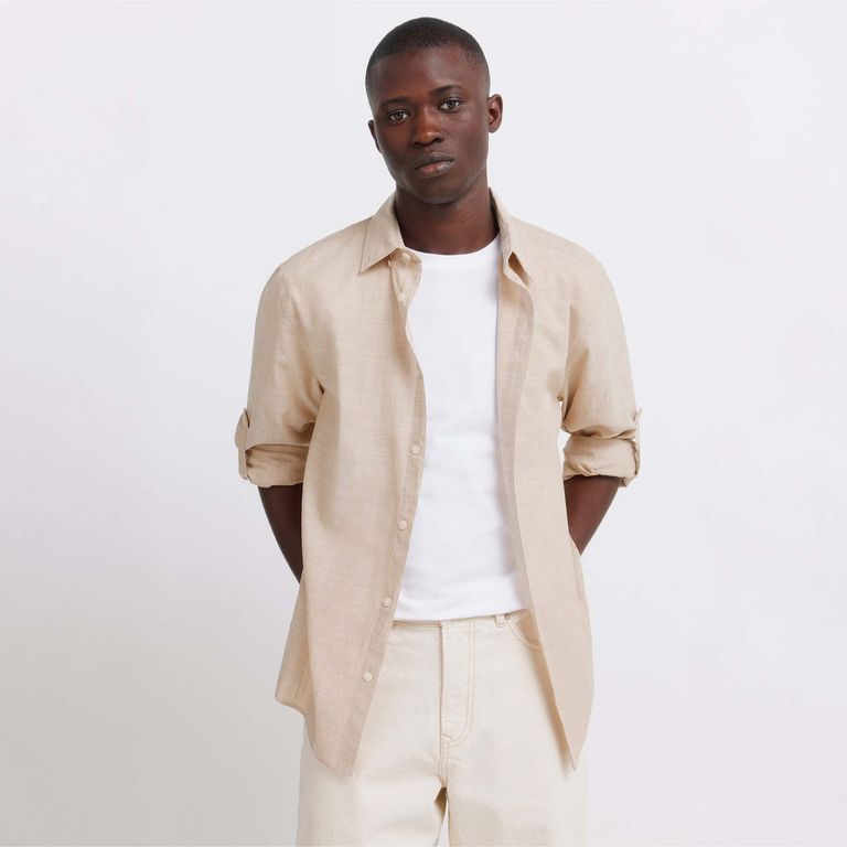 Camisa 100% Algodón Hombre