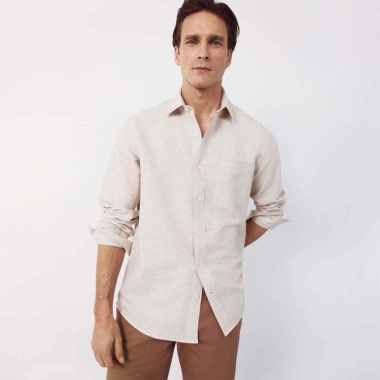 Camisa Lino Hombre
