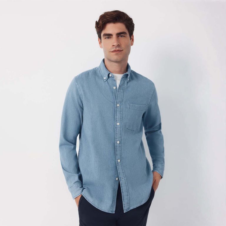 Camisa Denim 100% Algodón Hombre Springfield