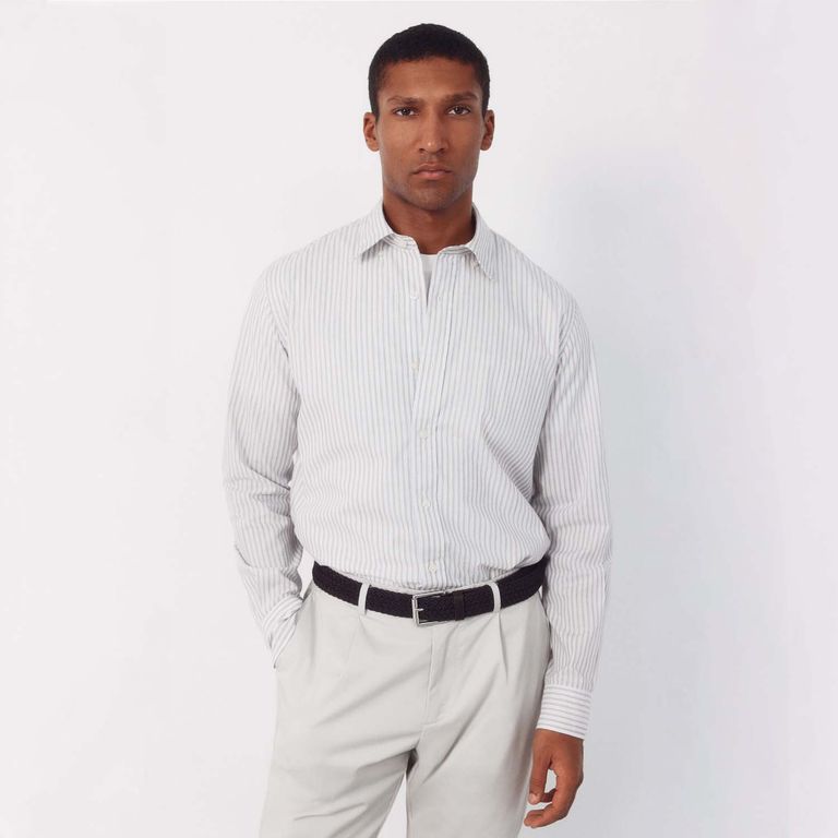 Camisa Rayas 100% Algodón Hombre