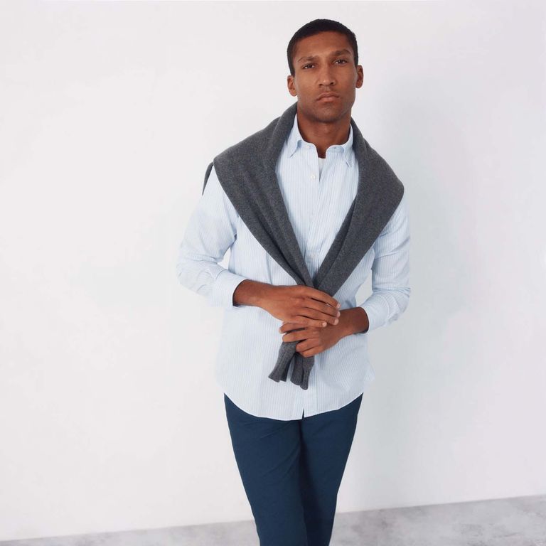 Camisa Rayas 100% Algodón Hombre