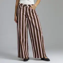 SYBILLA - Pantalón Straight Tiro Alto Mujer