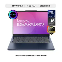 LENOVO - Laptop IdeaPad Slim 5i 14" IMH10 Core Ultra9 16G