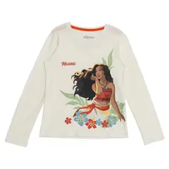 MOANA - Polo Niña Manga Larga Algodón