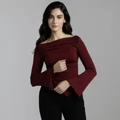 MOSSIMO - Top Manga Larga Mujer