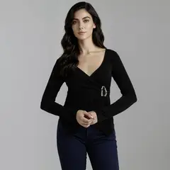 MOSSIMO - Top Manga Larga Mujer