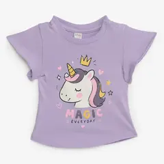 YAMP - Polo Bebé Niña Manga Corta Algodón Animals