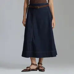 BASEMENT - Falda Denim Mujer