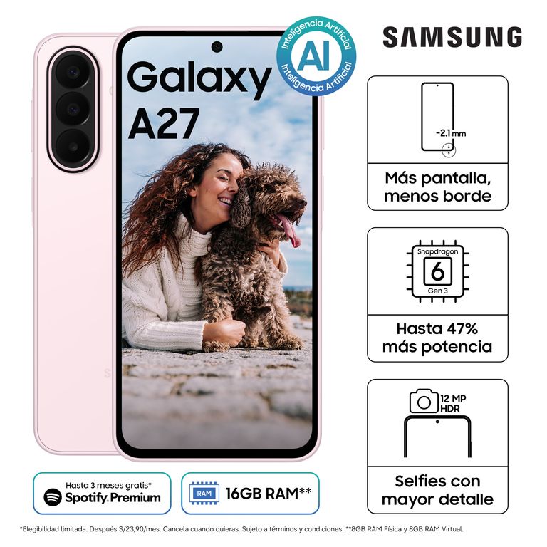 Galaxy-A27 5G 256GB Pink