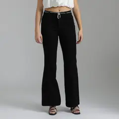 MOSSIMO - Jean Flare Tiro Alto Mujer