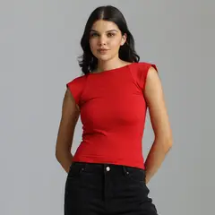 SYBILLA - Top Manga Corta Mujer