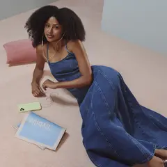 SYBILLA - Vestido Denim Mujer