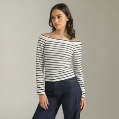 SYBILLA - Chompa Off Shoulder Mujer