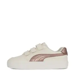 PUMA - Zapatillas Urbanas Mujer Court Classic Vulc Fs Velcro​ Metallic