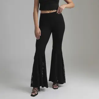 MOSSIMO - Pantalón Flare Tiro Bajo Mujer x Luana