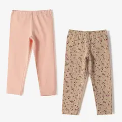 YAMP - Legging Bebé Niña Pack X2 Algodón
