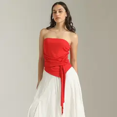 SYBILLA - Top Strapless Mujer