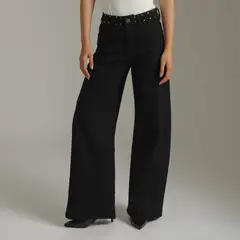 DENIMLAB - Jean Wide Leg Tiro Alto Mujer