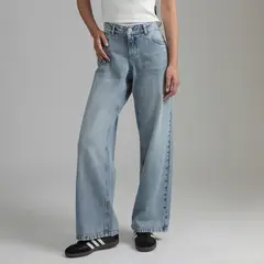 DENIMLAB - Jean Straight Tiro Alto Mujer