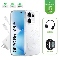 OPPO - RENO16 5G 8+256GB BLANCO + SMA