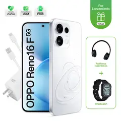 OPPO - RENO16 F 8+256GB BLANCO + SMAR