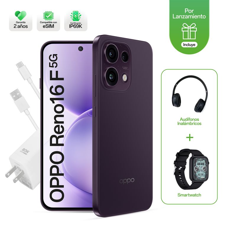 RENO16 F 8+256GB VIOLETA + SMA