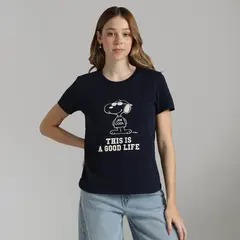 AMERICAN ABBEY - Polo Snoopy Mujer