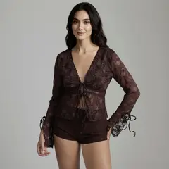 MOSSIMO - Top Manga Larga Mujer x Luana