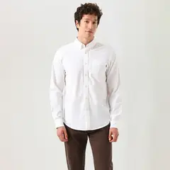 DOCKERS - Camisa para hombre Oxford