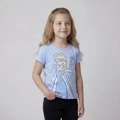 FROZEN - Polo Niña Manga Corta Algodón Mego