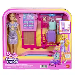 BARBIE - Set de Juego Set de Juego con Muñeca Aventuras de Viaje