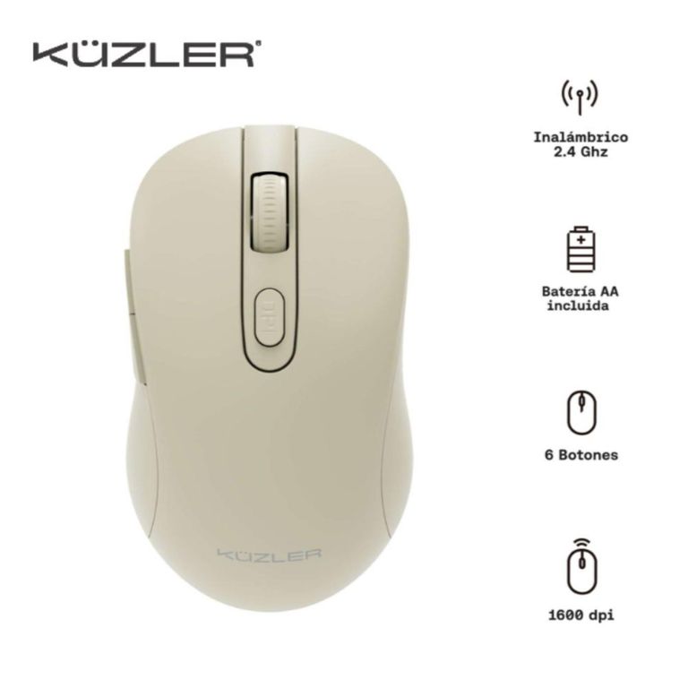 Mouse Inalambrico Bluetooth 6 Botones WORKFLOW-1B