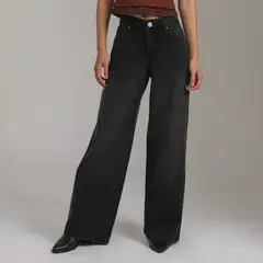 DENIMLAB - Jean Baggy Tiro Medio Mujer