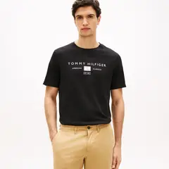 TOMMY HILFIGER - Polo Manga Corta Amarillo Hombre