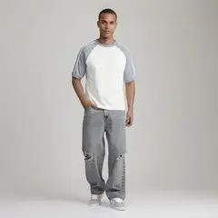DENIMLAB - JEAN BAGGY ROTOS