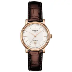 Tissot - Reloj para Mujer Carson Premium Oro Rosado y Cuero