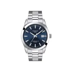 Tissot - Reloj para Hombre Gentleman Powermatic 80 Plata y Azul