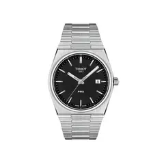 Tissot - Reloj para Hombre PRX Plata y Negro