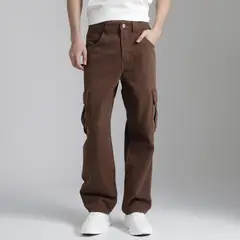 BEARCLIFF - Jean Baggy Relax Cargo Hombre