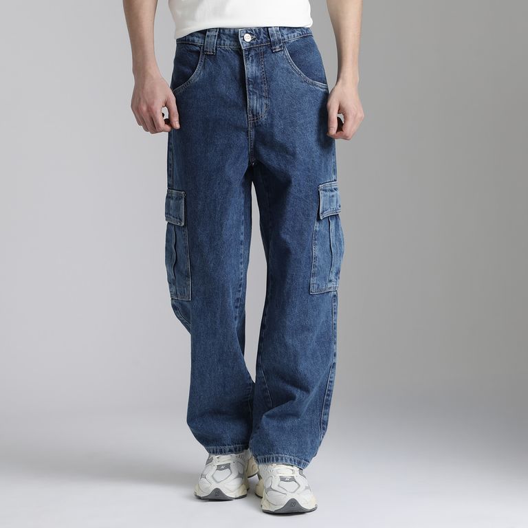 Jean Baggy Relax Cargo Hombre