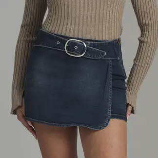 MOSSIMO - Falda Short Denim Mujer x Luana